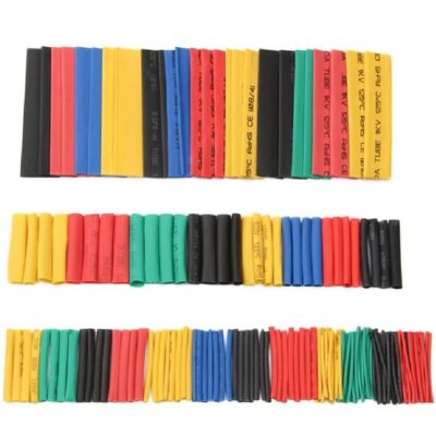 164pcs 328pcs 2:1 Heat Shrink Tube Kit Shrinking Assorted Polyolefin Insulation Sleeving Wire Cable 8 Sizes